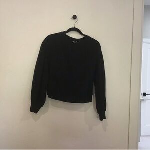 Puff sleeve sweatshirt